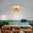 Tyshai 33.8" W 10-Light Sputnik Sphere Chandelier with Sloped Ceiling Adapter -1535703438