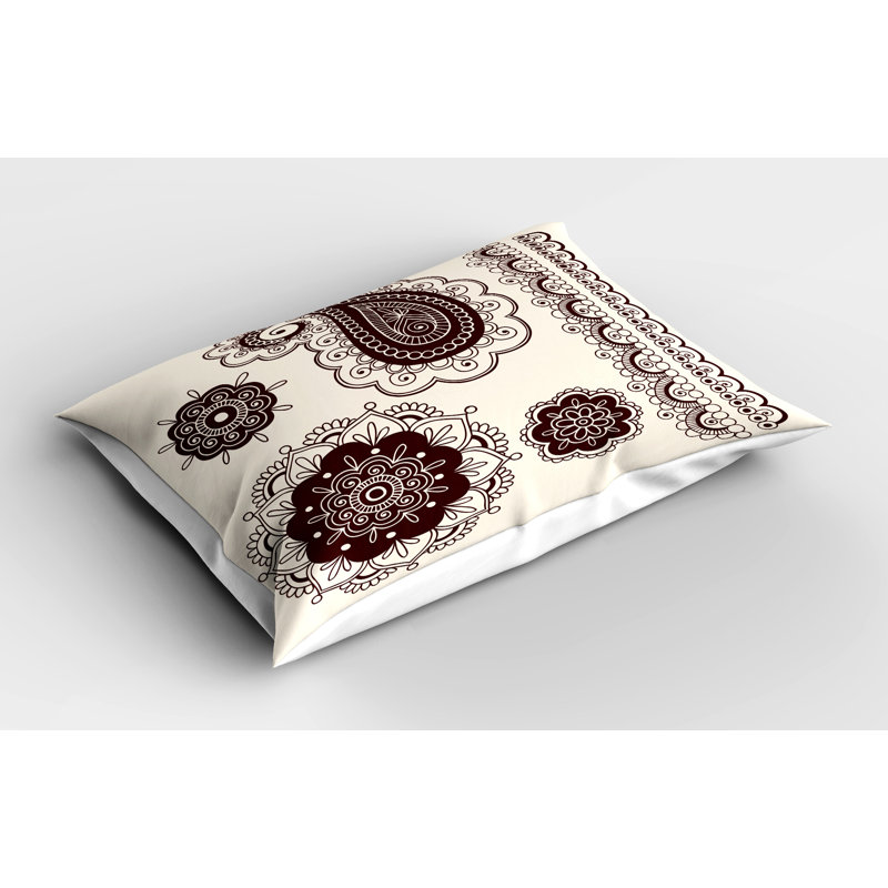 Ensemble de 2 taies décoratives de style oriental oriental tressé comme un griffonnage 30 po x 20 po Ambesonne