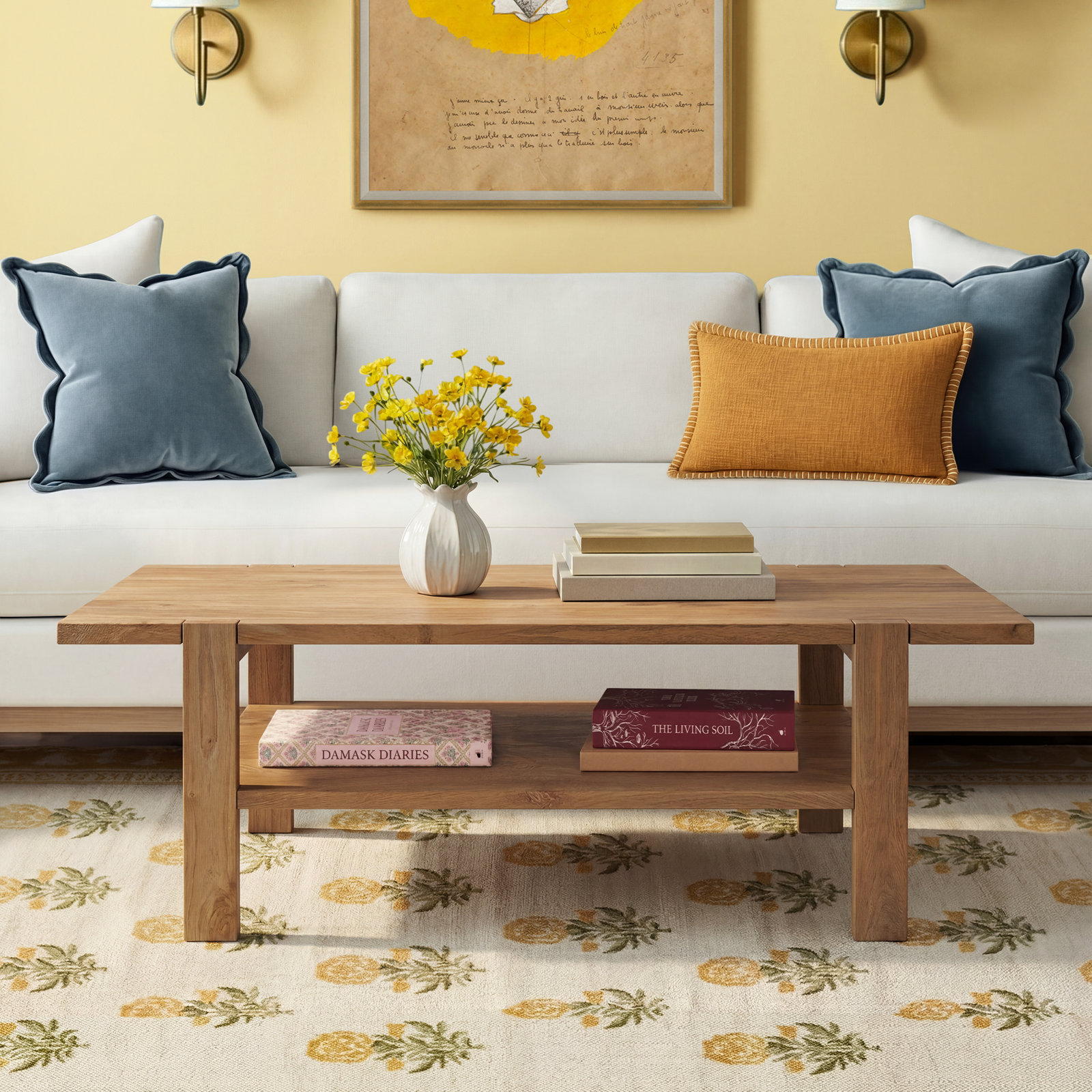 Meriwether Solid Wood Coffee Table