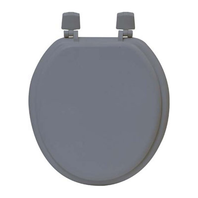 Round Molded Wood Toilet Seat 17 Inches