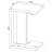 Clower Engineered Wood C-Shaped Sofa Side Table Black-910489280