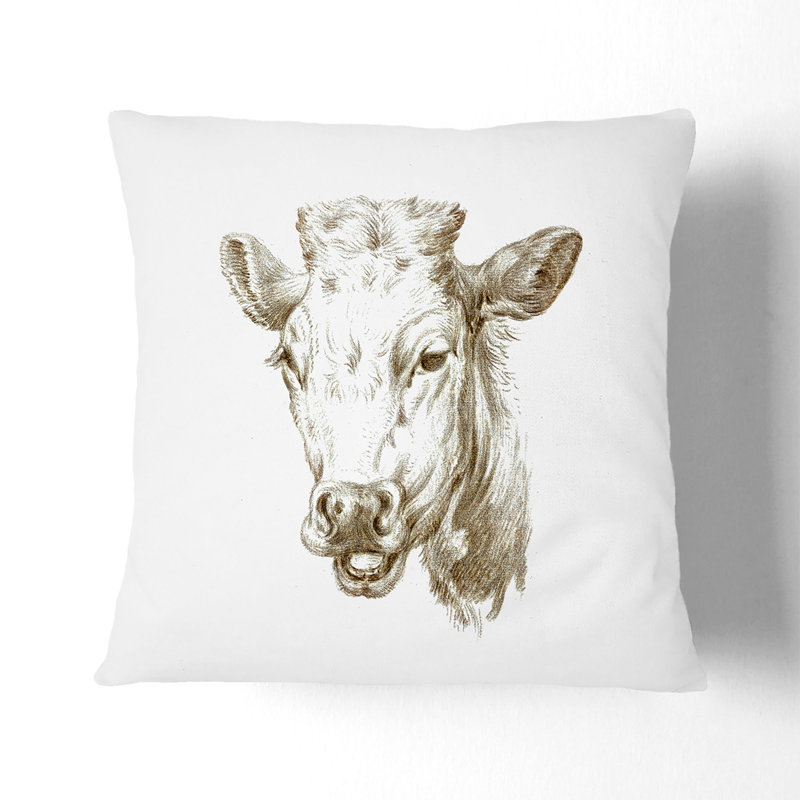 Square Throw Cushion, 55cm H x 55cm W x 20cm D, Stone