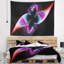 Tapisserie arc arc-en-ciel en couleurs abstraites abstraites-28498651