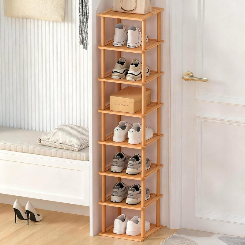 8 Tier Bamboo Shoe Rack