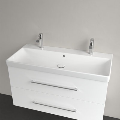 Avento Ceramic Rectangular 100cm Countertop Basin