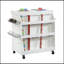 Chariot artisanal traditionnel, finition blanche