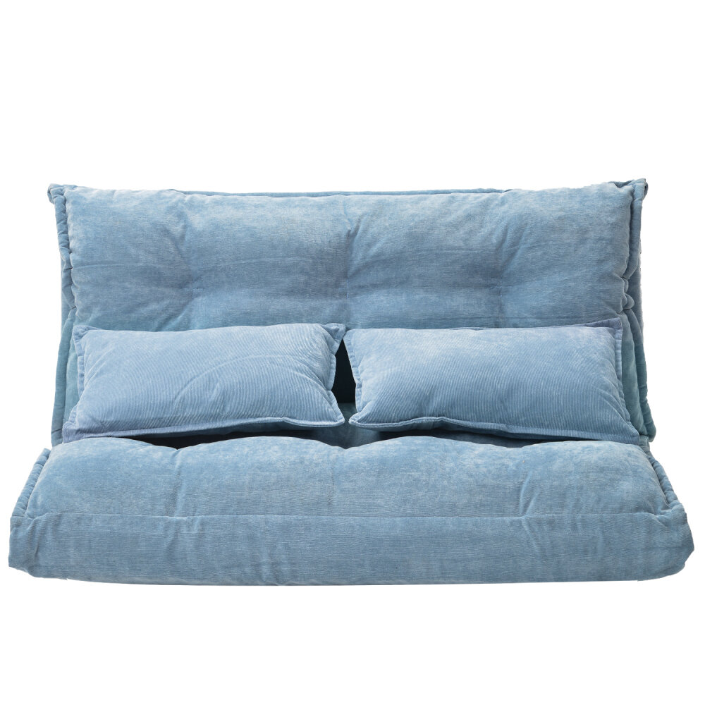 US STOCK Oris Fur. Adjustable Foldable Modern Leisure Sofa Bed