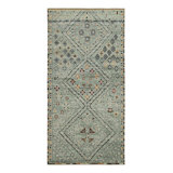 Moroccan Hand Knotted Geometric Area Rug