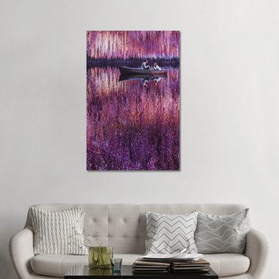 Reproduction d’art, "Wisteria Impessionism" par Hobopeeba
