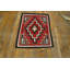 Bold Red Tribal geometric Antique Native American Navajo Flatweave Rug