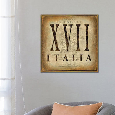 Italia by Oliver Jeffries - Wrapped Canvas Print