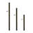 Hadassah 1/2" Inner Diameter Non-Threaded Ceiling Fan Downrod-1957113167-1957113166