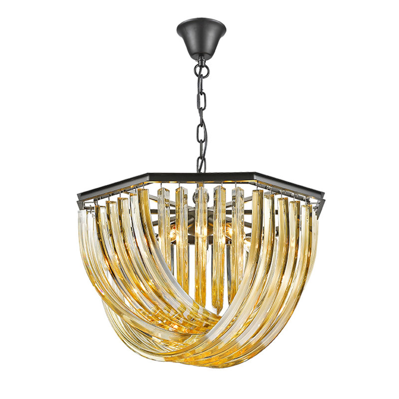 Sheila 5 - Light Chandelier, Champagne Gold