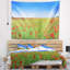 Tapisserie paysage paysage de coquelicots-28490876