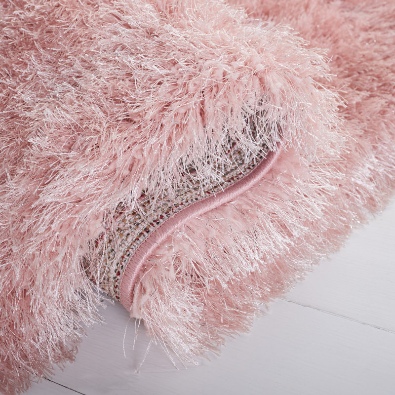 Tapis rose Bernell, Carré 6 pi 7 po