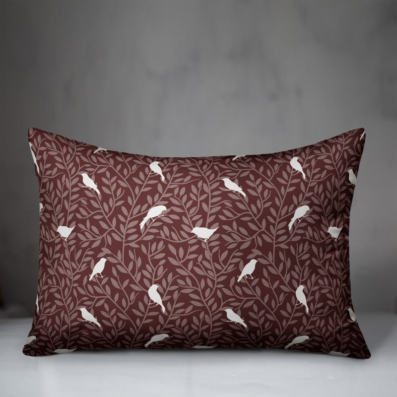  Coussin décoratif intérieur / extérieur en polyester à imprimé animal, Marron, H 18 po x l 25 po
