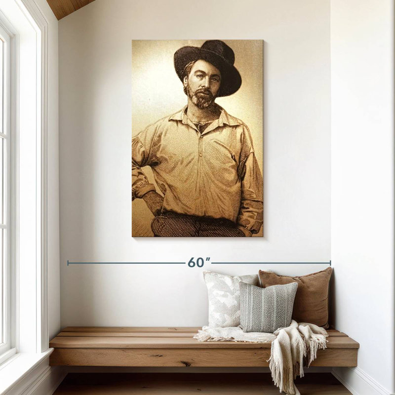Leisha Young Walt Whitman, H 45 po x l 30 po