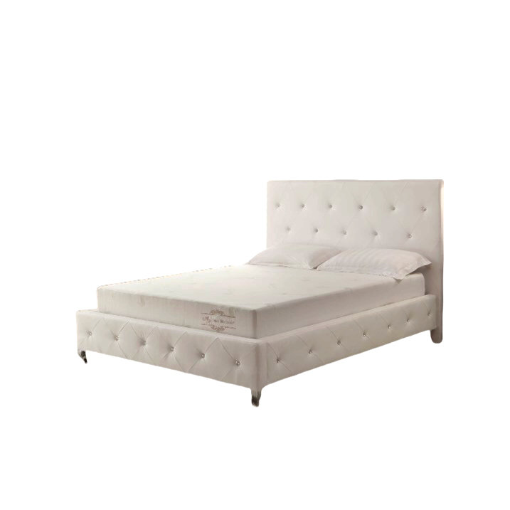 Matelas simple en mousse viscoélastique infusée: support extra ferme à 3 couches, housse en tricot extensible, rouleau compressé dans une boîte. Infusion rafraîchissante d'aloès pour un sommeil confortable et confortable
