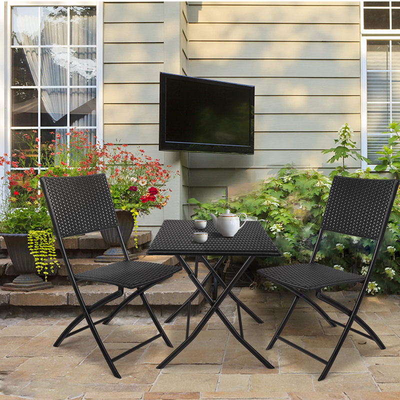 Elly-May 2 - Person Patio Dining Set Square Table