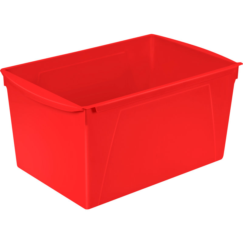Corbeille large Storex, couleur assortie, ensemble de 6, Couleurs assorties