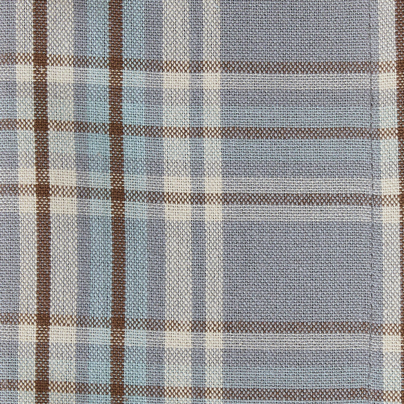  Ensemble de 4 serviettes de table en tissu écossais Horizon