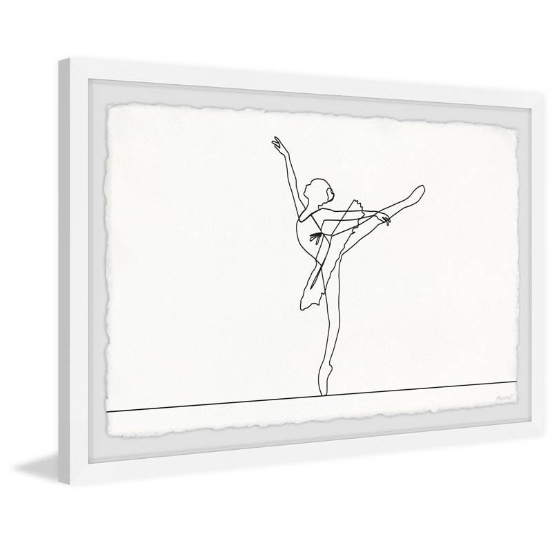 Perfect Arabesque - Single Picture Frame Print, 61cm H x 91cm W x 3.81cm D