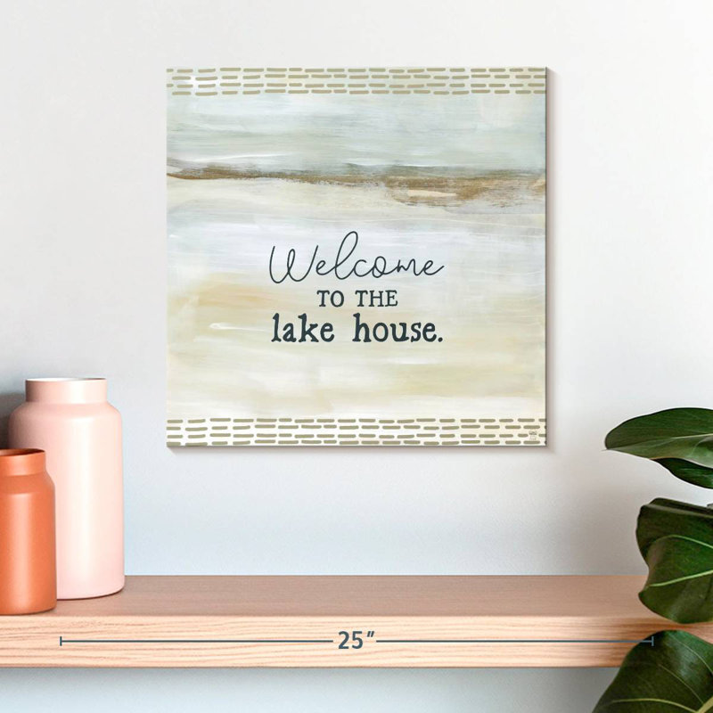 Enseigne murale «Khylige Lake Escape Welcome», H 16 po x l 16 po