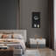 Lithos noir mat 12 po X P 24 po H x 4 po D Niche de douche-126450502