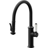 Davoli Kitchen Pull-Down Faucet with Squeeze Sprayer - Low Arc Spout