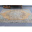 Grand tapis Oushak turc antique en laine orange vibrante, idéal pour la salle à manger ou la chambre à coucher au bureau