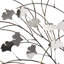 Racines, art mural / argent