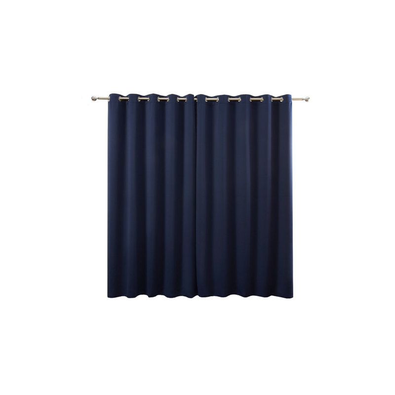 Averii Blackout Sliding Panel Pair, Navy, 168 W x 229 D cm