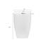 Lavabo autoportant en résine 24 po