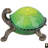 Nocturnal Turtle Mosaic Glass Illuminated Figurine