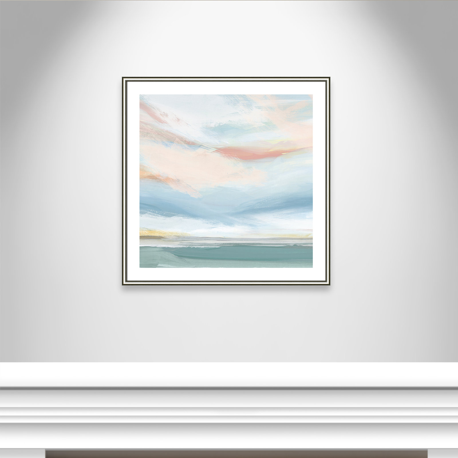 Sweetness I by Isabelle Z -  Print, 33.25" H x 33.25" W x 0.88" D, Silver Framed Paper
