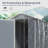 4X6ft Resin Outdoor Storage Shed Kit To Store Patio Furniture  Gray-123950910-123950909