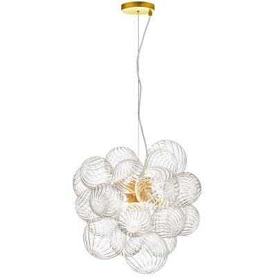 Luminaire suspendu 6 lumières Charlize
