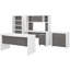 Ensemble de bureau avec huche 5 pièces Echo Front-1819789043