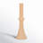 Sequence 13.39'' H Glass Tabletop Candlestick