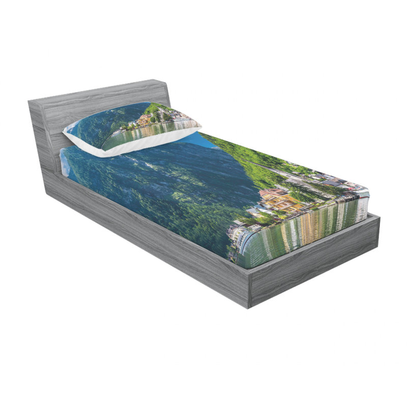 Ensemble de draps Hallstatt Natural View, Ensemble de draps pour lit simple TG avec drap-hou