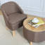 Fauteuil demi-tonneau de 22 po Emra-518124241