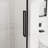 60" W X 58" H Bathtub Sliding Shower Door, 1/4"  6Mm  Thick Tempered Clear Glass, High - Quality Steel Frame, Smooth Quiet Sliding, Waterproof Seal, Matte Black Door With Proof Coating, Stainless