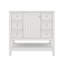 Ensemble de meuble-lavabo de salle de bain 36 po avec armoire et trois tiroirs-364586429