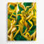 Abstrait art figuratif sur toile vert-1247367260