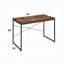 Bureau d'écriture rectangulaire avec pieds en métal-52552723