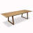 Outdoor Teak Wood Rectangular Extendable Dining Table | 100% FSC Certified Teak Wood