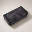 Pouf de sofa, aucun assemblage requis, noir, tissu duveteux