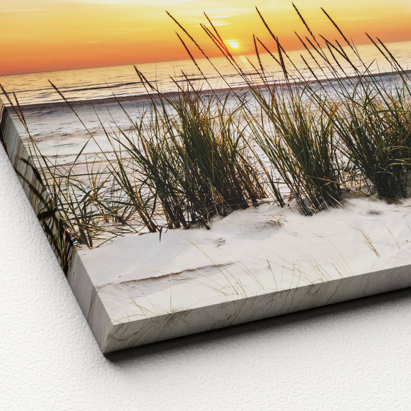 Lonely Dune - Print on Canvas, Wrapped Canvas, 27cm H x 27 W x 1.3cm D