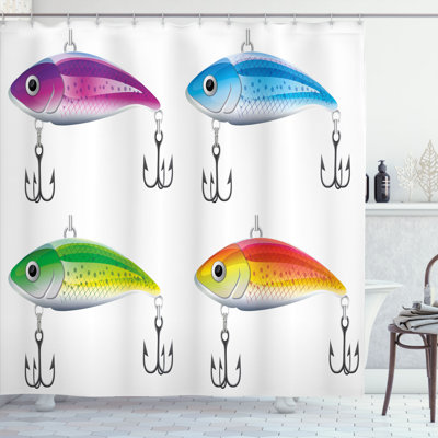 Shower Curtain with Hooks Included