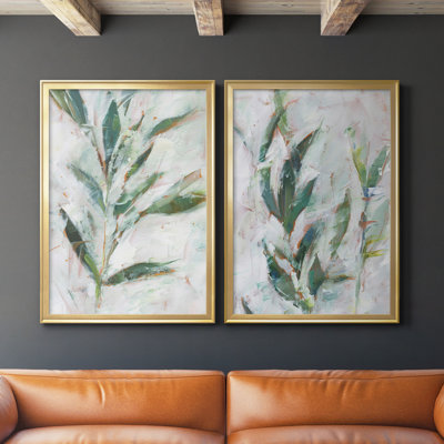 " Tropical Foliage Study I " 2 - Pieces